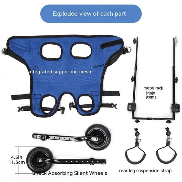 Pet Disabled Dog Wheelchair Scooter - Image 6