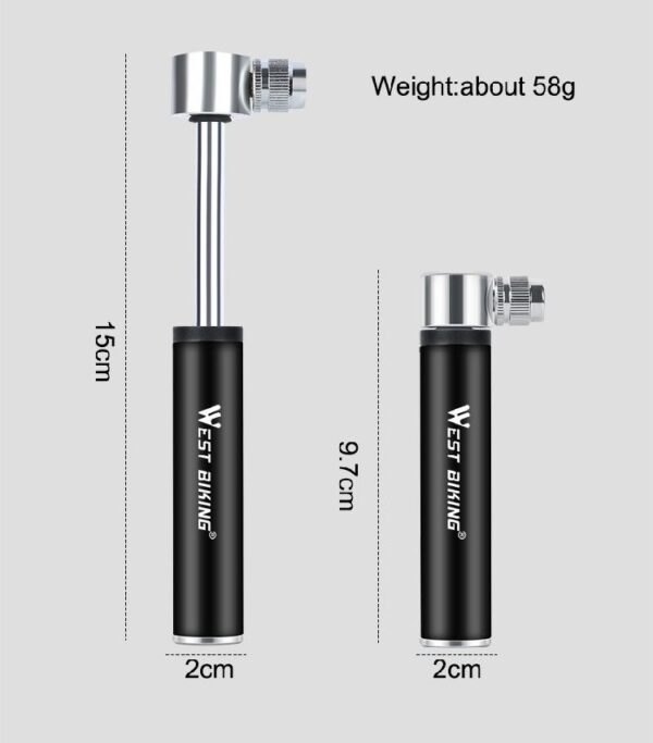 Portable Bicycle Tire Air Inflator Bike Accessories - Image 6