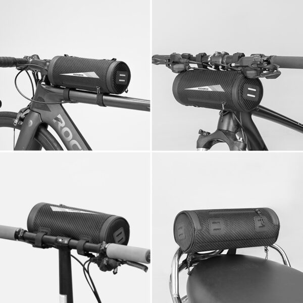 Rock Brothers Bicycle Bag Drum Bag Front Beam Hanging Handle Bag Mountain Road Bike Folding Bike Riding Equipment - Image 3