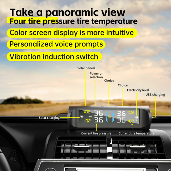 Tire Pressure Monitor Car Tire Pressure Monitoring System - Image 7
