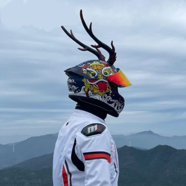 Dragon Horn Helmet Decoration Scooter Motorcycle Scooter - Image 6